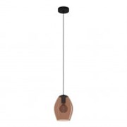 Eglo 390159 Подвесной светильник HL/1 E27 black/brown-transp.'ESTANYS 1 390159 Eglo 390159 Подвесной светильник HL/1 E27 black/brown-transp.'ESTANYS 1 390159
