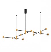 ST Luce SL1596.423.22 Светильник подвесной Золото, Черный/Белый LED 22*3W SL1596.423.22 ST Luce SL1596.423.22 Светильник подвесной Золото, Черный/Белый LED 22*3W SL1596.423.22