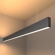 Elektrostandard 101-200-40-128 / Линейный светодиодный подвесной двусторонний светильник 128см 50W 3000K черная шагрень a042945 Elektrostandard 101-200-40-128 / Линейный светодиодный подвесной двусторонний светильник 128см 50W 3000K черная шагрень a042945