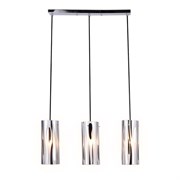 Ambrella Подвесной светильник со сменной лампой TR3590/3 CH/SM хром/дымчатый E27/3 max 40W 530*100*900 TR3590 Ambrella Подвесной светильник со сменной лампой TR3590/3 CH/SM хром/дымчатый E27/3 max 40W 530*100*900 TR3590
