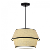 ST LUCE SL1354.413.01 Светильник подвесной Черный/Бежевый, Черный E27 1*40W SL1354.413.01 ST LUCE SL1354.413.01 Светильник подвесной Черный/Бежевый, Черный E27 1*40W SL1354.413.01