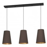 Eglo 390196 Подвесной светильник HL/3 black/cappuccino-brass 'PETROSA' 390196 Eglo 390196 Подвесной светильник HL/3 black/cappuccino-brass 'PETROSA' 390196
