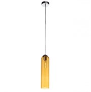ST Luce Callana Хром/Янтарный Светильник подвесной  E27 1*60W SL1145.193.01 ST Luce Callana Хром/Янтарный Светильник подвесной  E27 1*60W SL1145.193.01
