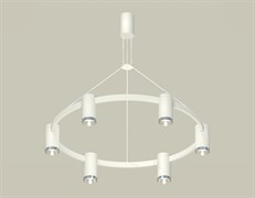 Ambrella Комплект подвесного светильника XB9021151/6 SWH/PSL белый песок/серебро полированное MR16 GU5.3 (С9021, N6132) XB9021151