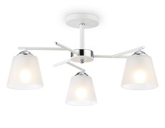 Ambrella Светильник подвесной TR303202/3 WH/CH/FR белый/хром/белый матовый E27*3 max 60W D550*260 TR303202 Ambrella Светильник подвесной TR303202/3 WH/CH/FR белый/хром/белый матовый E27*3 max 60W D550*260 TR303202
