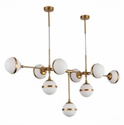 ST Luce SL1157.303.09 Светильник подвесной Бронза/Белый E14 9*40W SL1157.303.09 ST Luce SL1157.303.09 Светильник подвесной Бронза/Белый E14 9*40W SL1157.303.09