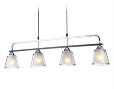 Ambrella Светильник подвесной TR303244/4 BK/CH/SM/FR черный/хром/дымчатый/белый матовый E27*4 max 60W 870*120*780 TR303244 Ambrella Светильник подвесной TR303244/4 BK/CH/SM/FR черный/хром/дымчатый/белый матовый E27*4 max 60W 870*120*780 TR303244