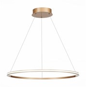 ST LUCE  ST604.243.34 Светильник подвесной Золотистый/Белый LED 1*34W 4000K ST604.243.34 ST LUCE  ST604.243.34 Светильник подвесной Золотистый/Белый LED 1*34W 4000K ST604.243.34