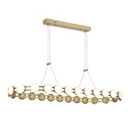 ST LUCE SL6610.203.26 Светильник подвесной золотистый/белый LED 1*50W 4000K SL6610.203.26 ST LUCE SL6610.203.26 Светильник подвесной золотистый/белый LED 1*50W 4000K SL6610.203.26
