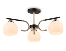 Ambrella Светильник подвесной TR303311/3 BK/SB/FR черный/бронза/белый матовый E27*3 max 60W D560*250 TR303311