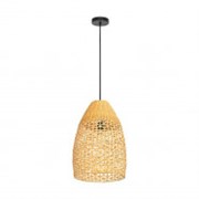 Eglo 390237 Подвесной светильник HL/1 E27 Ø350 black/rattan 'SAMBUCONA' 390237 Eglo 390237 Подвесной светильник HL/1 E27 Ø350 black/rattan 'SAMBUCONA' 390237