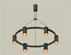Ambrella Комплект подвесного светильника с композитным хрусталем XB9022202/6 SBK/CF черный песок/кофе MR16 GU5.3 (С9022, N6154) XB9022202 Ambrella Комплект подвесного светильника с композитным хрусталем XB9022202/6 SBK/CF черный песок/кофе MR16 GU5.3 (С9022, N6154) XB9022202