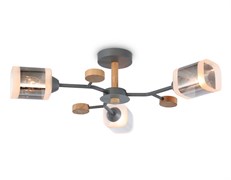 Ambrella Светильник подвесной TR3033231/3 GR/LW/SM серый/светлое дерево/дымчатый E27*3 max 60W D700*180 TR3033231 Ambrella Светильник подвесной TR3033231/3 GR/LW/SM серый/светлое дерево/дымчатый E27*3 max 60W D700*180 TR3033231