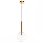ST Luce SL1054.203.01 Светильник подвесной Золото/Прозрачный G9 1*5W SL1054.203.01 ST Luce SL1054.203.01 Светильник подвесной Золото/Прозрачный G9 1*5W SL1054.203.01