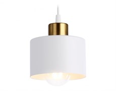 Ambrella Подвесной светильник в стиле лофт TR8112 WH/BS белый/латунь E27 max 40W D120*940 TR8112 Ambrella Подвесной светильник в стиле лофт TR8112 WH/BS белый/латунь E27 max 40W D120*940 TR8112