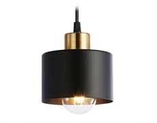 Ambrella Подвесной светильник в стиле лофт TR8113 BK/BS черный/латунь E27 max 40W D120*940 TR8113 Ambrella Подвесной светильник в стиле лофт TR8113 BK/BS черный/латунь E27 max 40W D120*940 TR8113