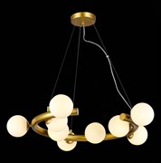 ST LUCE SL1185.203.09 Светильник подвесной Золотистый/Белый G9 9*5W SL1185.203.09 ST LUCE SL1185.203.09 Светильник подвесной Золотистый/Белый G9 9*5W SL1185.203.09