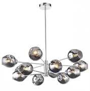 ST Luce SL1500.103.12 Светильник подвесной Хром/Дымчатый E14 12*40W SL1500.103.12 ST Luce SL1500.103.12 Светильник подвесной Хром/Дымчатый E14 12*40W SL1500.103.12