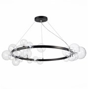 ST Luce SL1165.403.24 Светильник подвесной Черный/Прозрачный G4 24*3W SL1165.403.24 ST Luce SL1165.403.24 Светильник подвесной Черный/Прозрачный G4 24*3W SL1165.403.24