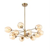 ST Luce SL1500.203.12 Светильник подвесной Золото/Янтарный E14 12*40W SL1500.203.12 ST Luce SL1500.203.12 Светильник подвесной Золото/Янтарный E14 12*40W SL1500.203.12
