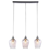 Ambrella Подвесной светильник со сменной лампой TR3612/3 CH/CL хром/прозрачный E27/3 max 40W 570*140*920 TR3612 Ambrella Подвесной светильник со сменной лампой TR3612/3 CH/CL хром/прозрачный E27/3 max 40W 570*140*920 TR3612