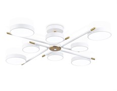 Ambrella Светильник светодиодный подвесной FL516338/8 WH/CP белый/медь 120W 3000-6000K D850*170 (без ПДУ) FL516338 Ambrella Светильник светодиодный подвесной FL516338/8 WH/CP белый/медь 120W 3000-6000K D850*170 (без ПДУ) FL516338
