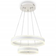 Ambrella Светильник светодиодный подвесной управляемый FA6175/2 WH белый 108W 3000K+6400K/3000K/6400K/4200K+4200K D500*630 (ПДУ РАДИО 2.4G) FA6175 Ambrella Светильник светодиодный подвесной управляемый FA6175/2 WH белый 108W 3000K+6400K/3000K/6400K/4200K+4200K D500*630 (ПДУ РАДИО 2.4G) FA6175