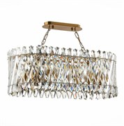 ST Luce SL1170.303.10 Светильник подвесной Латунь/Прозрачный E14 10*40W SL1170.303.10