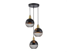 Ambrella Подвесной светильник TR8505/3 BK/CP черный/медь E27/3 max 60W D410*1000 TR8505 Ambrella Подвесной светильник TR8505/3 BK/CP черный/медь E27/3 max 60W D410*1000 TR8505