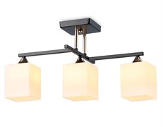 Ambrella Светильник подвесной TR303114/3 BK/FGD/FR черный/золото/белый матовый E27/3 max 40W 490*260*290 TR303114 Ambrella Светильник подвесной TR303114/3 BK/FGD/FR черный/золото/белый матовый E27/3 max 40W 490*260*290 TR303114