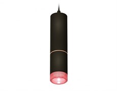 Ambrella Комплект подвесного светильника с композитным хрусталем XP6313030 SBK/PI черный песок/розовый MR16 GU5.3 (A2302, C6343, A2063, C6313, N6152) XP6313030 Ambrella Комплект подвесного светильника с композитным хрусталем XP6313030 SBK/PI черный песок/розовый MR16 GU5.3 (A2302, C6343, A2063, C6313, N6152) XP6313030
