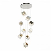 ST LUCE SL1182.103.09 Светильник подвесной Хром/Прозрачный, Хром G9 9*5W SL1182.103.09 ST LUCE SL1182.103.09 Светильник подвесной Хром/Прозрачный, Хром G9 9*5W SL1182.103.09