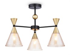 Ambrella Подвесной светильник TR3169/3 BK/GD черный/золото E27/3 max 60W D580*380 TR3169 Ambrella Подвесной светильник TR3169/3 BK/GD черный/золото E27/3 max 60W D580*380 TR3169