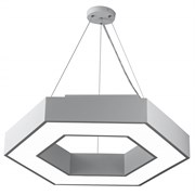 ЭРА Светильник светодиодный Geometria Hexagon SPO-123-W-40K-045 45Вт 4000К 2500Лм IP40 600*600*80 белый подвесной Б0050554 ЭРА Светильник светодиодный Geometria Hexagon SPO-123-W-40K-045 45Вт 4000К 2500Лм IP40 600*600*80 белый подвесной Б0050554
