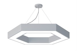 ЭРА Светильник светодиодный Geometria Hexagon SPO-124-W-40K-051 51Вт 4000К 3900Лм IP40 800*800*80 белый подвесной Б0050556 ЭРА Светильник светодиодный Geometria Hexagon SPO-124-W-40K-051 51Вт 4000К 3900Лм IP40 800*800*80 белый подвесной Б0050556