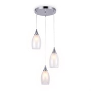 Ambrella Подвесной светильник TR3548/3 CH/CL хром/прозрачный E14 max 40W 370*130*1000 TR3548