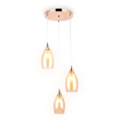 Ambrella Подвесной светильник TR3549/3 GD/TI золото/янтарь E14 max 40W 370*130*1000 TR3549