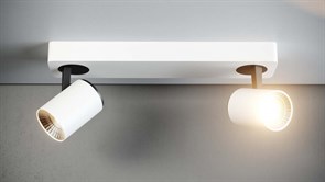 Quest Light Светильник накладной, поворотный, белый с черной вставкой, под лампу GU10, IP20 FIST 2 white/black FIST 02 white/black Quest Light Светильник накладной, поворотный, белый с черной вставкой, под лампу GU10, IP20 FIST 2 white/black FIST 02 white/black