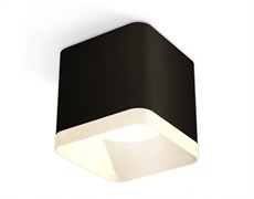 Ambrella Комплект накладного светильника с акрилом XS7806040 SBK/FR черный песок/белый матовый MR16 GU5.3 (C7806, N7755) XS7806040 Ambrella Комплект накладного светильника с акрилом XS7806040 SBK/FR черный песок/белый матовый MR16 GU5.3 (C7806, N7755) XS7806040