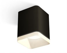 Ambrella Комплект накладного светильника с акрилом XS7813021 SBK/FR черный песок/белый матовый MR16 GU5.3 (C7813, N7755) XS7813021 Ambrella Комплект накладного светильника с акрилом XS7813021 SBK/FR черный песок/белый матовый MR16 GU5.3 (C7813, N7755) XS7813021