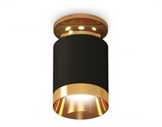 Ambrella Комплект накладного светильника XS6302160 SBK/PYG черный песок/золото желтое полированное MR16 GU5.3 (N6905, C6302, N6134) XS6302160 Ambrella Комплект накладного светильника XS6302160 SBK/PYG черный песок/золото желтое полированное MR16 GU5.3 (N6905, C6302, N6134) XS6302160