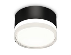 Ambrella Комплект накладного светильника с акрилом XS8102023 SBK/FR/CL черный песок/белый матовый/прозрачный GX53 (C8102, N8399) XS8102023 Ambrella Комплект накладного светильника с акрилом XS8102023 SBK/FR/CL черный песок/белый матовый/прозрачный GX53 (C8102, N8399) XS8102023