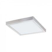 Eglo 97269 Cветодиодный накладной светильник FUEVA 1, 25W(LED), 2500lm, 400х400, H30, алюминий, cеребряный 97269 Eglo 97269 Cветодиодный накладной светильник FUEVA 1, 25W(LED), 2500lm, 400х400, H30, алюминий, cеребряный 97269
