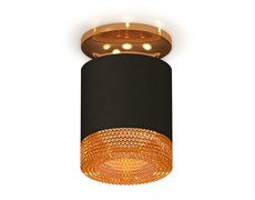 Ambrella Комплект накладного светильника с композитным хрусталем XS7402103 SBK/PYG/CF черный песок/золото желтое полированное/кофе MR16 GU5.3 (N7929, XS7402103 Ambrella Комплект накладного светильника с композитным хрусталем XS7402103 SBK/PYG/CF черный песок/золото желтое полированное/кофе MR16 GU5.3 (N7929, XS7402103