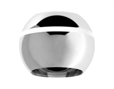 Ambrella Корпус светильника накладной для насадок D60/70mm c LED подсветкой C1104 PSL серебро полированное D100*H80mm MR16 GU5.3 LED 3W 4200K C1104