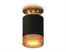 Ambrella Комплект накладного светильника XS6302162 SBK/PYG/CF черный песок/золото желтое полированное/кофе MR16 GU5.3 (N6905, C6302, N6154) XS6302162 Ambrella Комплект накладного светильника XS6302162 SBK/PYG/CF черный песок/золото желтое полированное/кофе MR16 GU5.3 (N6905, C6302, N6154) XS6302162