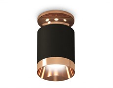 Ambrella Комплект накладного светильника XS6302180 SBK/PPG черный песок/золото розовое полированное MR16 GU5.3 (N6906, C6302, N6135) XS6302180 Ambrella Комплект накладного светильника XS6302180 SBK/PPG черный песок/золото розовое полированное MR16 GU5.3 (N6906, C6302, N6135) XS6302180