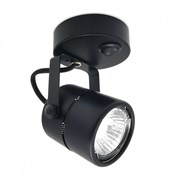 Ambrella Накладной поворотный светильник с выключателем TA102 BK черный GU10 D80*130*D60 TA102 Ambrella Накладной поворотный светильник с выключателем TA102 BK черный GU10 D80*130*D60 TA102