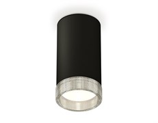 Ambrella Комплект накладного светильника с композитным хрусталем XS8162010 SBK/CL черный песок/прозрачный GX53 (C8162, N8480) XS8162010 Ambrella Комплект накладного светильника с композитным хрусталем XS8162010 SBK/CL черный песок/прозрачный GX53 (C8162, N8480) XS8162010
