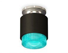 Ambrella Комплект накладного светильника с композитным хрусталем XS7511082 SBK/PSL/BL черный песок/серебро полированное/голубой MR16 GU5.3 (N7927, C75 XS7511082 Ambrella Комплект накладного светильника с композитным хрусталем XS7511082 SBK/PSL/BL черный песок/серебро полированное/голубой MR16 GU5.3 (N7927, C75 XS7511082